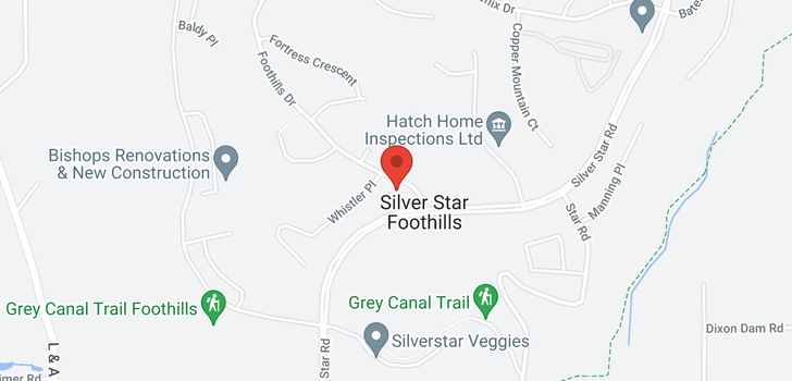 map of 6716 Foothills Drive